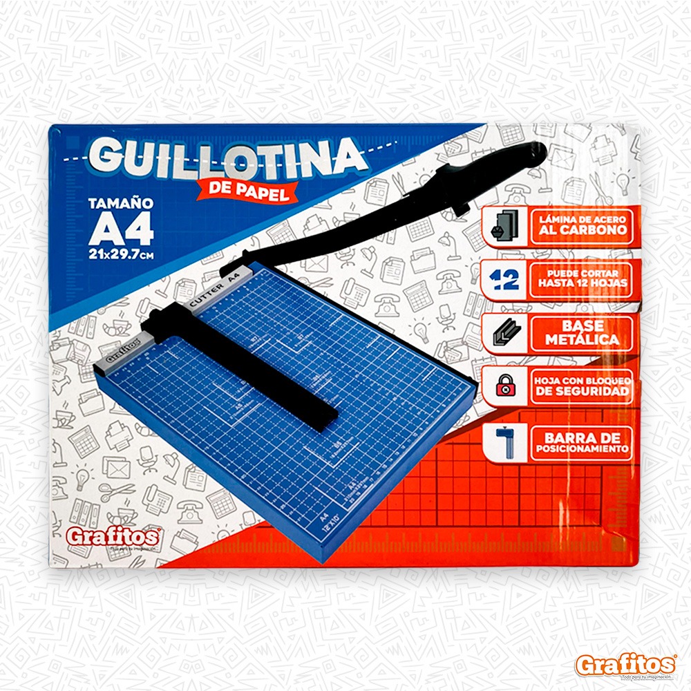 Guillotina de Papel A4 Grafitos