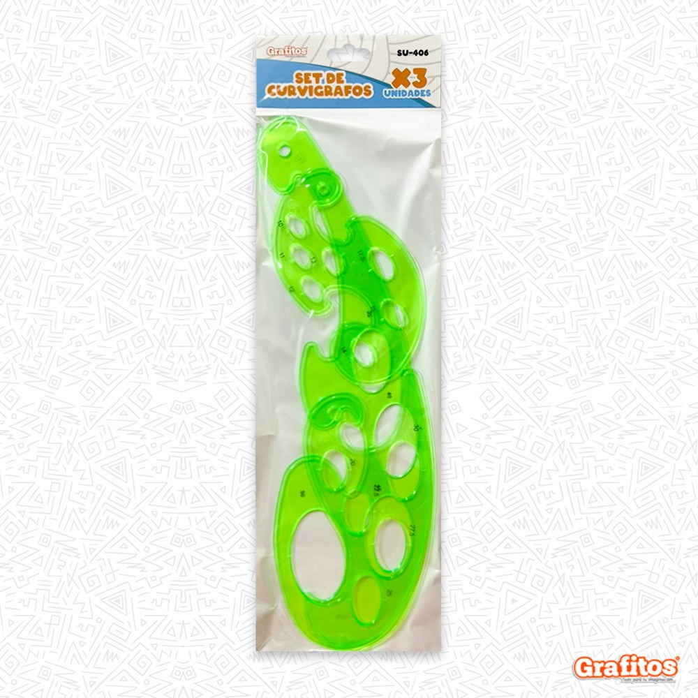 Set de Curvígrafos Grafitos SU-406