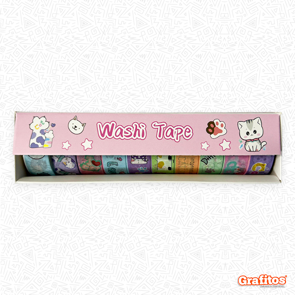 Cinta Decorativa de Papel x10 Und