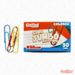 Clips Jumbo de Colores