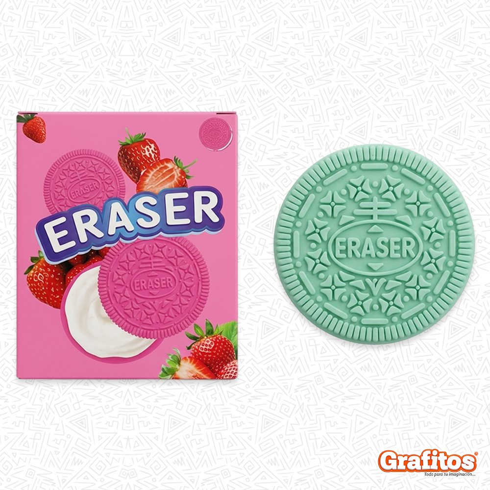 Borrador de Galleta Oreo Kawaii