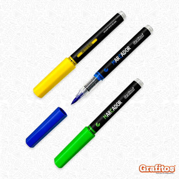Marcadores Grafitos Acrílicos x12 Und