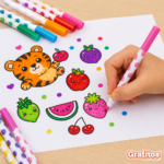 Detalles de los Marcadores Grafitos de Fruticas x10 Und