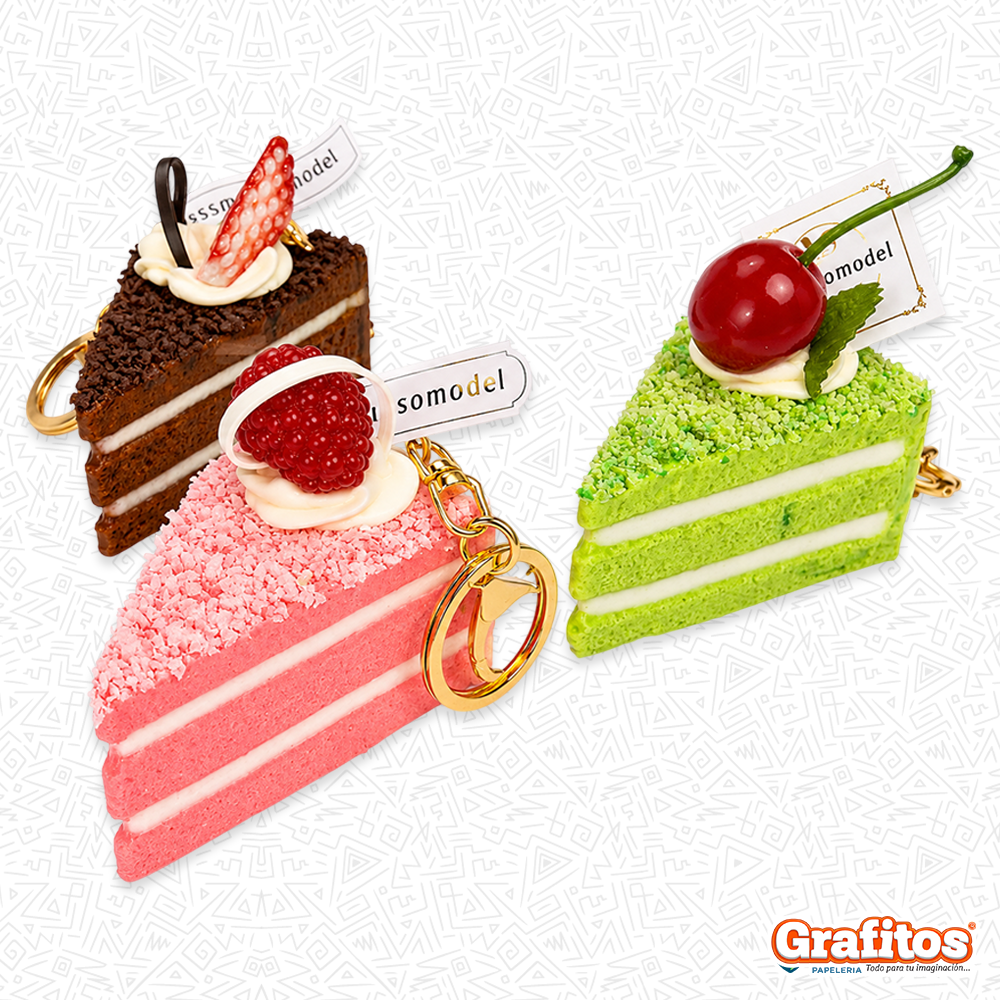 Llavero Esponjoso de Postre Kawaii
