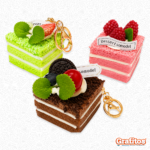 Llavero Kawaii Pastel Esponjoso