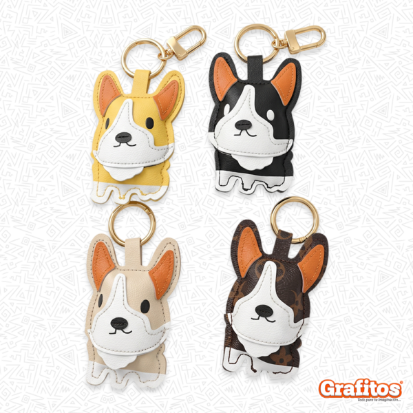 Llavero Perrito Pincher Kawaii
