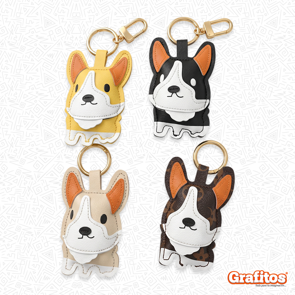 Llavero Perrito Pincher Kawaii