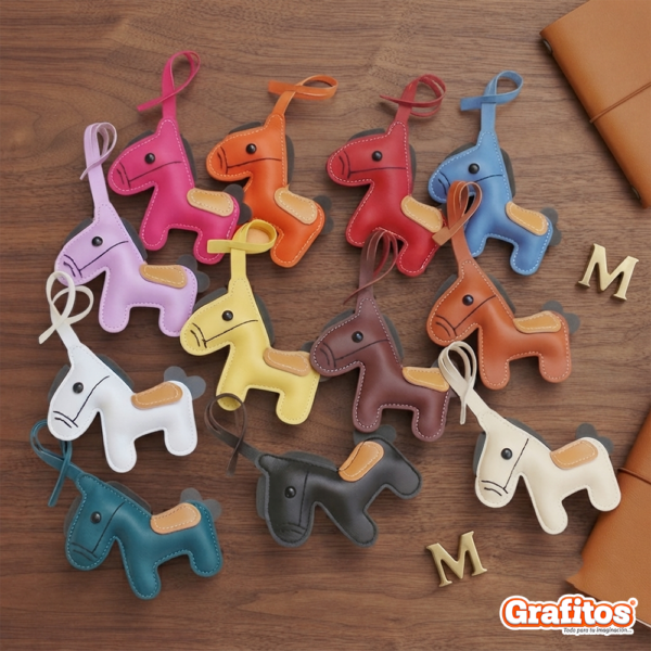 Llaveros de Caballos Kawaii