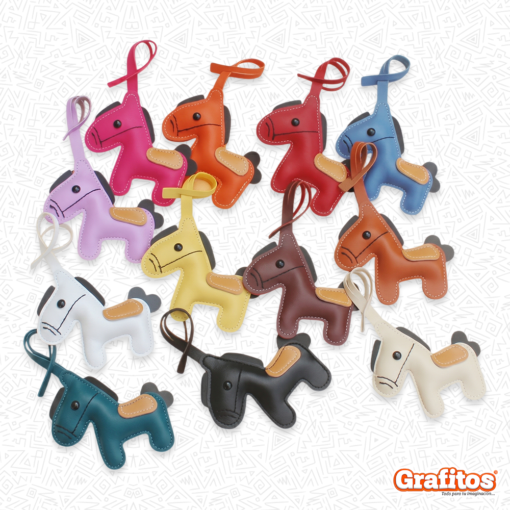 Llaveros de Caballos Kawaii