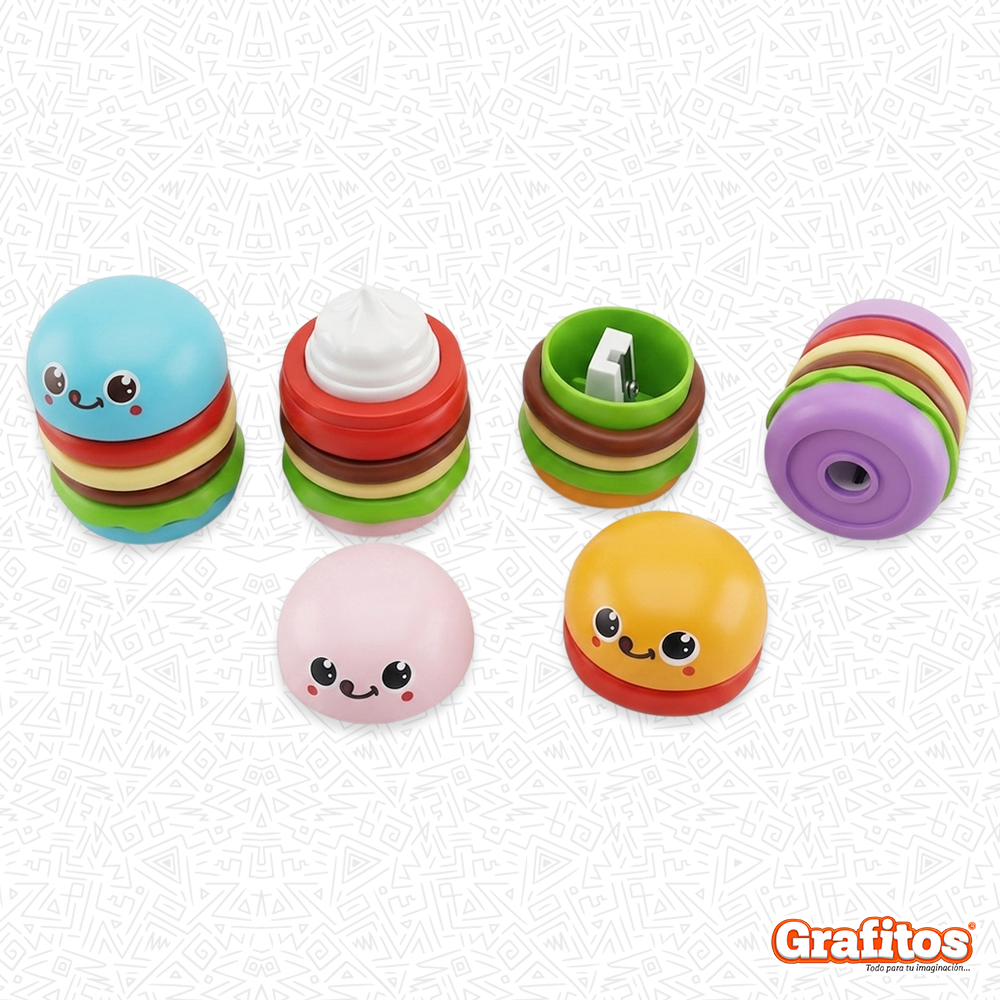 Sacapuntas Hamburguesa Kawaii