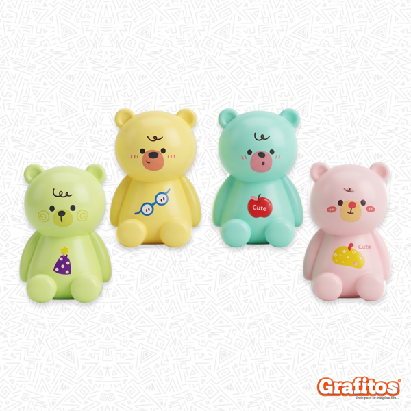 Sacapuntas Ositos Sencillos Kawaii