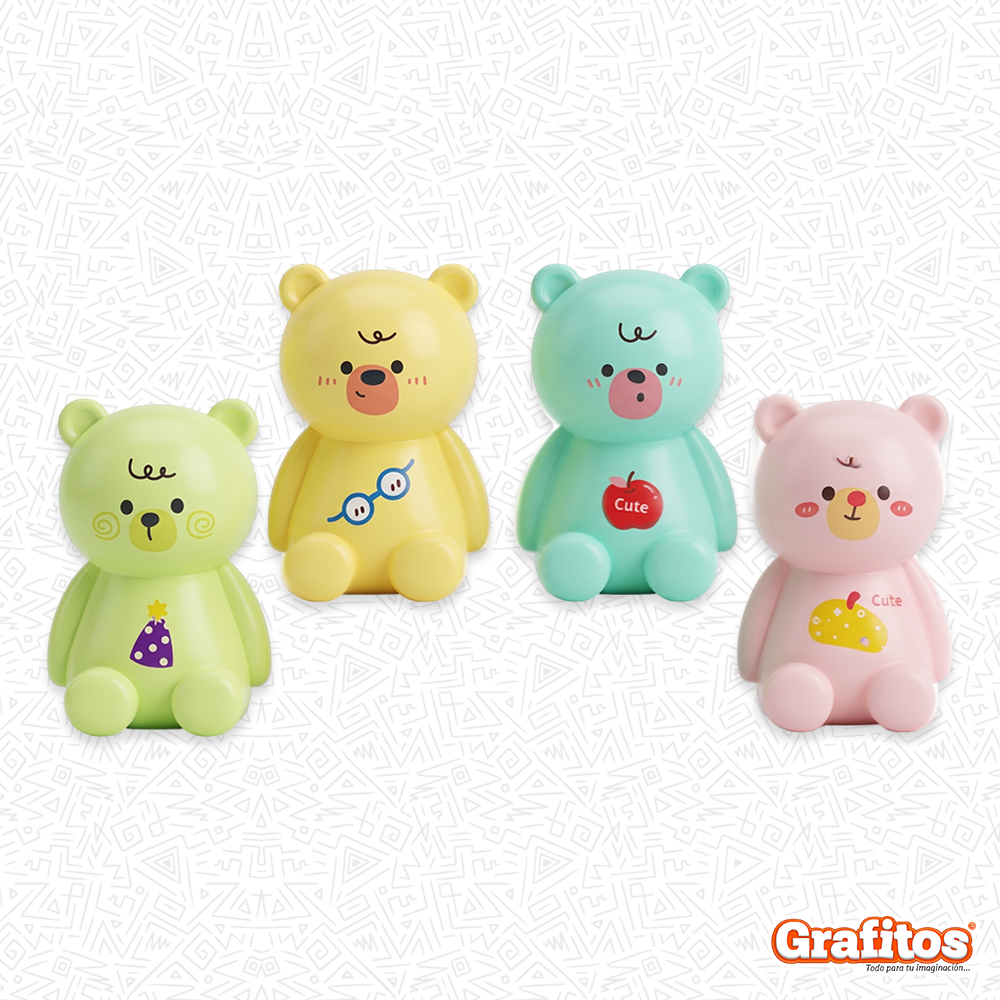 Sacapuntas Ositos Sencillos Kawaii