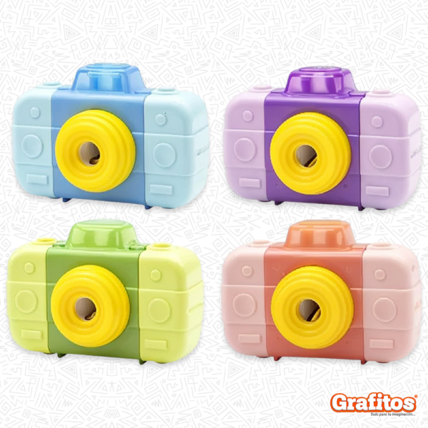 Sacapuntas de Cámaras Kawaii