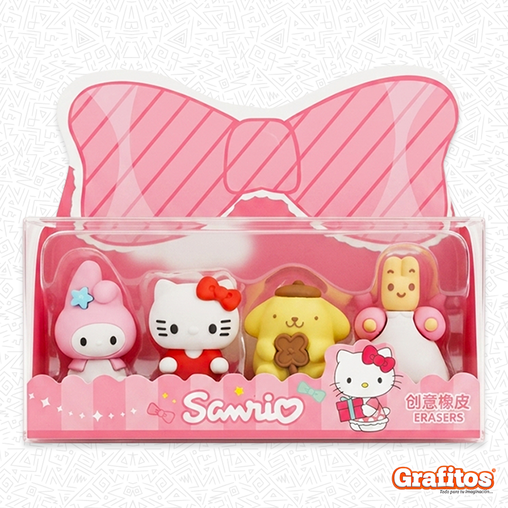 Set de Borradores Adorables x4