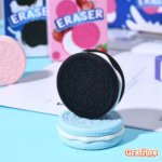 Borrador de Galleta Oreo Kawaii