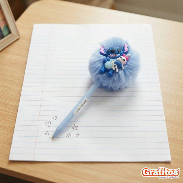 Bolígrafo Gel Peluche Stitch